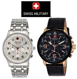 Swiss Military Watches – Minimum 50% Discount at Amazon