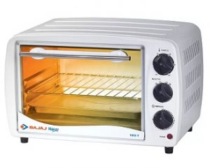 Bajaj 1603T Oven Toaster Grill (Otg) With Baking & Grilling Accessories for Rs.3799 – Amazon