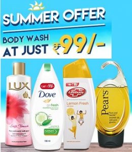 Body Wash – up to 70% off starts Rs.99 @ Amazon