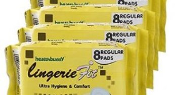 Healthbuddy Lingerie Fit sanitary pad regular- 5 Packs of 8 pcs each worth Rs.360 for Rs.180 – Amazon