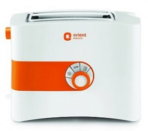 Orient Electric PT2S05P 2 Slice Pop Up Toaster Plastic Body for Rs.879 – Amazon