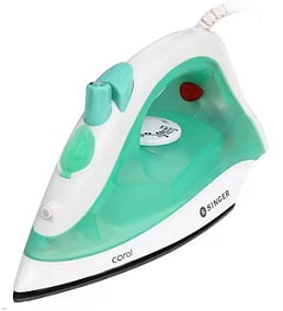 Singer Coral Steam Iron  (Green) worth Rs.1390 for Rs.340 – Flipkart