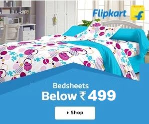 Premium Quality Cotton Double Bedsheets below Rs.499