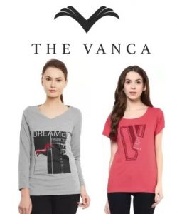 The Vanca Women’s Casual Wear – up to 70% off + 15% Instant off with HDFC Cards