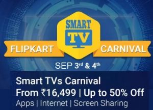 Smart TV Sale: up to 70% off starts from Rs. 4999 – Flipkart