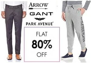 Men’s Branded Trousers – FLAT 80% OFF – Amazon