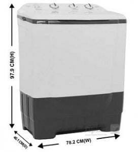 Onida 6.8 kg Semi Automatic Top Load Washing Machine worth Rs.11,700 for Rs.7,999 – Flipkart