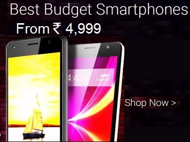 Budget Smart Phone from Rs.4999 + 10% Extra off with HDFC Cards – Flipkart