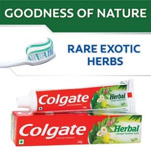 Colgate Herbal Toothpaste – 200 g worth Rs.88 for Rs.44 – Amazon