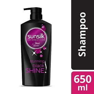 Sunsilk Stunning Black Shine Shampoo 650ml worth Rs.310 for Rs.226 – Amazon