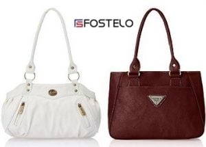 Min 50% up to 75% Off on Fostelo Women’s Hand Bags @ Amazon