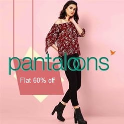 Pantaloons Women Clothing – Flat 60% off @ Flipkart