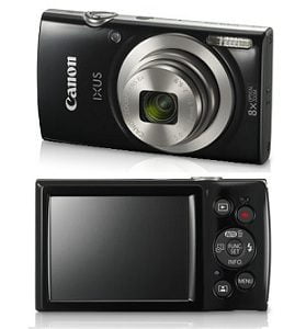 Canon IXUS 185 20MP Digital Camera with 8x Optical Zoom (Black) + 16GB Memory Card + Camera Case worth Rs.7195 for Rs.4,990 – Amazon