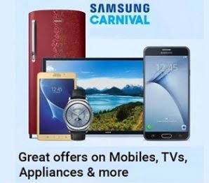 Samsung Carnival: Special Discount Offer on Mobile, Microwave, Washing Machine, Refrigerator, TV + 10% Discount with ICICI Cards