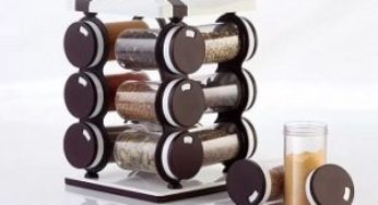 Flipkart SmartBuy Revolving Spice Rack 12 Piece for Rs.579