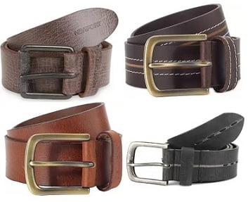 Men’s Genuine Casual Leather Belt – Flat 75% Off @ Amazon