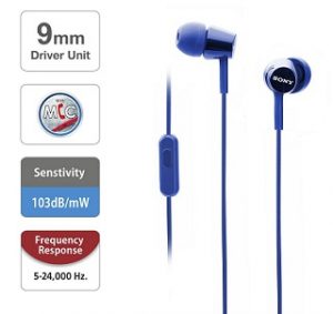Sony MDR-EX150AP in-Ear Headphones with Mic for Rs.849 – Amazon
