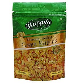 Happilo Premium Seedless Raisins 250g (Pack of 2) for Rs.229 – Amazon