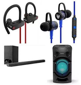 Latest Launches – Headphones & Speakers upto 60% off @ Amazon
