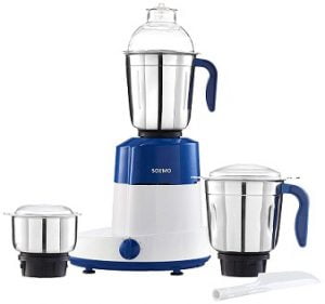 Solimo Maxima 750-Watt Mixer Grinder with 3 Stainless Steel Jars for Rs.1599 – Amazon