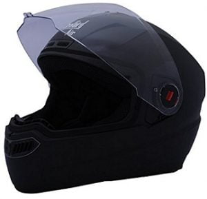Steelbird Air SBA-1 Glossy Full Face Helmet (Black, M) for Rs.1021 – Amazon