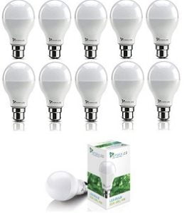 Syska SRL Base B22 9 Watt LED Bulb (Pack of 10) for Rs.760 – Amazon