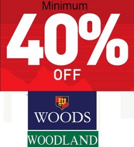 Woods by Woodland – Men’s Shoes Min 40% off @ Flipkart