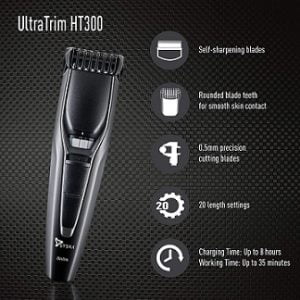 Syska HT300 Hair and Beard Trimmer for Rs.749 with 2 Yrs Warranty – Amazon