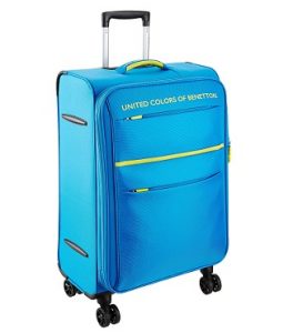 United Colors of Benetton Polyester 80 cms Suitcase worth Rs.10,299 for Rs.3,900 – Amazon