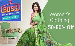 Flipkart Season Sale: Women’s Ethnic & Western Clothing – 50% – 80% off