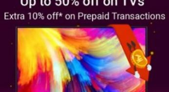 LED TV up to 50% Off + Extra 10% off with HDFC Credit Card @ Flipkart