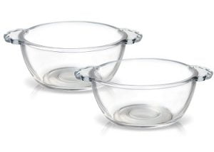 Treo by Milton Glass Dessert Bowl with Handle (260ml x 2) for Rs.99 – Amazon