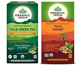 Various Tulsi Tea from Organic India for Rs.145
