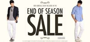 End of Season Sale: Flat 50% on All Products @ Myntra