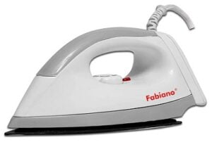 Fabiano Appliances 750-Watts Electric Dry Iron with Advance Soleplate And Pilot Indicator