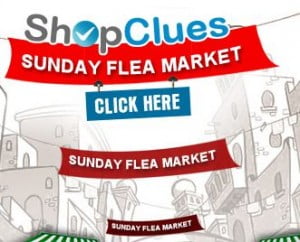 Shopclues Sunday Flea Market: 8 GB Sandisk Cruzer at Rs.193 , Food Containers for Rs.153, Reebok Deodorants for Rs.73 and many more