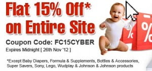 Firstcry 15% off Coupon code (Valid only for Today)