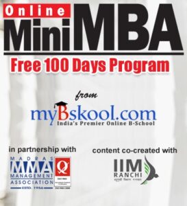 Free 100 Day Online Mini MBA Program