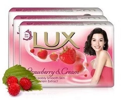 (Expired) Lux Strawberry & Cream Bathing Soap (3x100gms) at Rs.19 @ Amazon