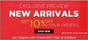 Grab Exclusive 10% Discount on Season's New Fashion Style