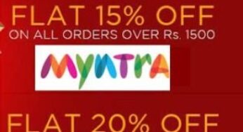 Myntra Women’s Day Offer: Flat 15% & 20% extra Discount on Already Discounted Fashion Brands upto 70%