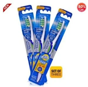 Oral- B Cross Action Toothbrush (Set of 3) worth Rs.144 for Rs.48 @ Shopclues
