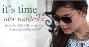 Myntra Offer for Women : Get Rs.500 Extra OFF on all Orders above Rs.1999