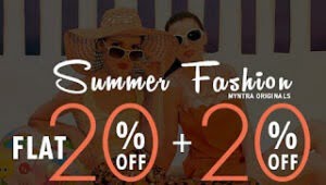Myntra Summer Fashion: Get Flat 20% off + Flat 20% Extra off on Myntra Originals