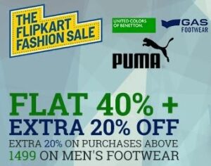 Men Footwear - Flat 40% Off