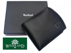 Woodland Men’s Black  Leather Wallet worth Rs.1450 for Rs.297