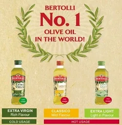 Free sample from Bertolli classico olive oil