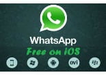 Messaging app WhatsApp free on iOS