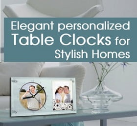 Printland Offer: Get 50% Discount on Personalized Trendy Table Clocks With Photo Frame