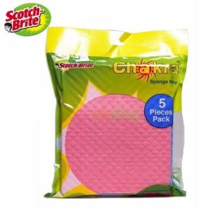 Shopclues Jaw Dropping Deal: Scotch Brite Sponge Mop (5pc Pack) worth Rs.150 for Rs.48 Only (Shipping Charges Inclusive)